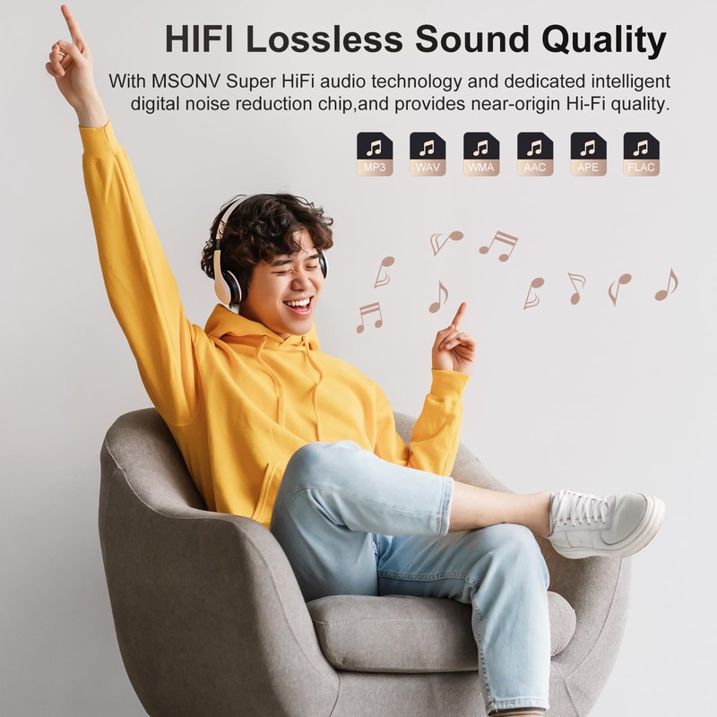 128GB MP3 Player with Bluetooth - MECHEN D53 Portable Mp3