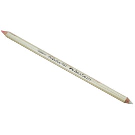 Faber-Castell 185712 Lápiz borrador de doble extremo, color beige