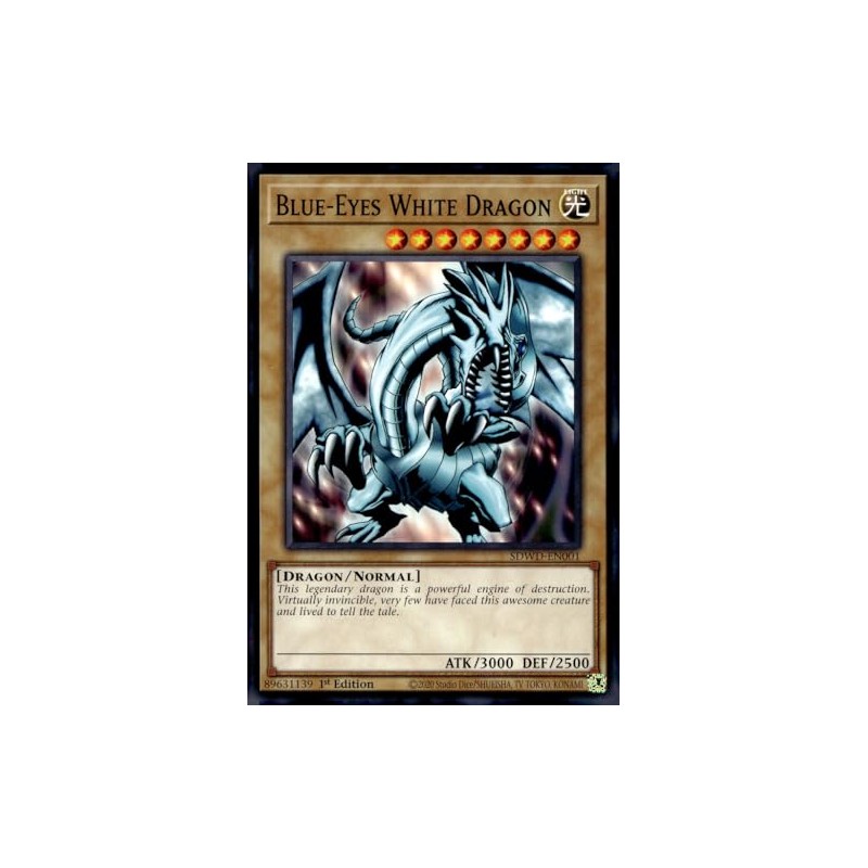 Blue-Eyes White Dragon (SDWD-EN001) - SDWD-EN001 - Common - 1st