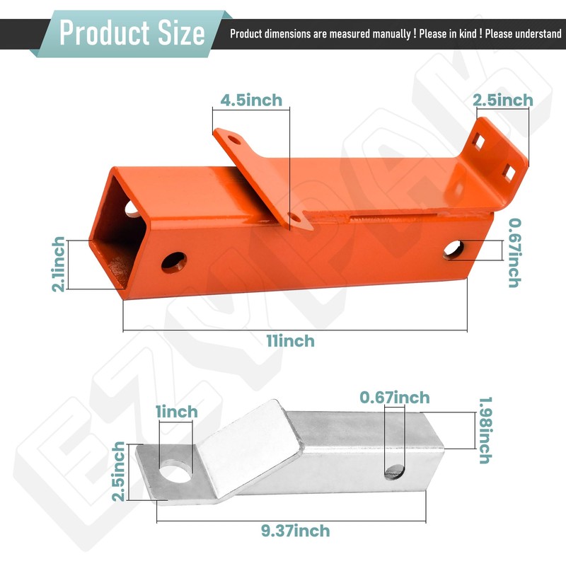 2" Rear Hitch 093-1129-00 Compatible with Bad Boy Rebels &