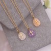 Chengxun Simple Stainless Steel Golden Clavicle Chain Necklace for Women