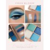 Freebloom De Paleta De Sombras De Ojos 4 En 1