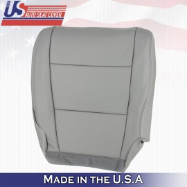 US Auto Seat Cover Inc 2014 2015 For Honda Pilot Driver Side Bottom Synthetic Leather Seat Cover Gray