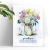 TUMYBee Get Well Soon Greeting Card, Flower Card for Get