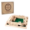 AMEROUS 1-4 Players Shut The Box Dice Game,Classic 4 Sided