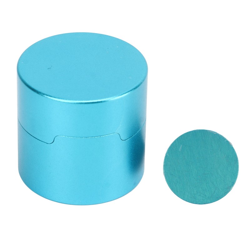 Billiard Chalk Case Round Aluminum Alloy Pool Cue Chalk Box