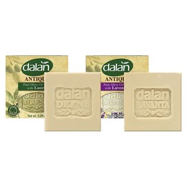 Dalan Soap 4-Piece Set (2 Pieces) Lavender/Laurel/Olive/Rose - Antique Laurel+Organic Rose / 달란 비누 4종 2개 세트 라벤더/월계수/올리브/로즈 - 앤티크 월계수+오가닉 로즈