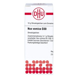 DHU Nux vomica D30 Spreading Balls 10 g Globules