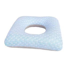 Harilla Donut Kissen Kissen Sitzkissen Stütze Weiche leichte Kreativkissen Pflegepolster für Erwachsene Geschenk Senioren, Hellblau