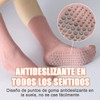 8 Pares Calcetines para Yoga Mujer,Calcetines Pilates Calcetin Antiderrapantes para