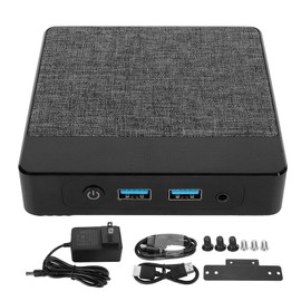 Mini PC for Intel N4020 Up To 2.8Ghz 4K 60Hz 2.4G 5G WIFI Bluetooth 5.0 Gigabit Ethernet Micro PC for Windows 11 Pro 100‑240V US Plug 6G 64G 128G