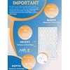 15x20x1 Air Filter MERV 11 Rating, 12 Pack of Furnace