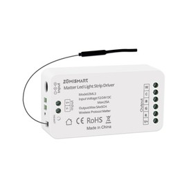 BENEXMART Matter LED Controller, WiFi Smart Light Strip Controller for RGBCCT 12V/24V, Works with HomeKit, Alexa, Google Home & SmartThings, App & Voice Control (1)