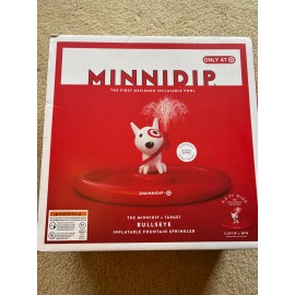 MINNIDIP Target Bullseye Inflatable Fountain Sprinkler-NIB