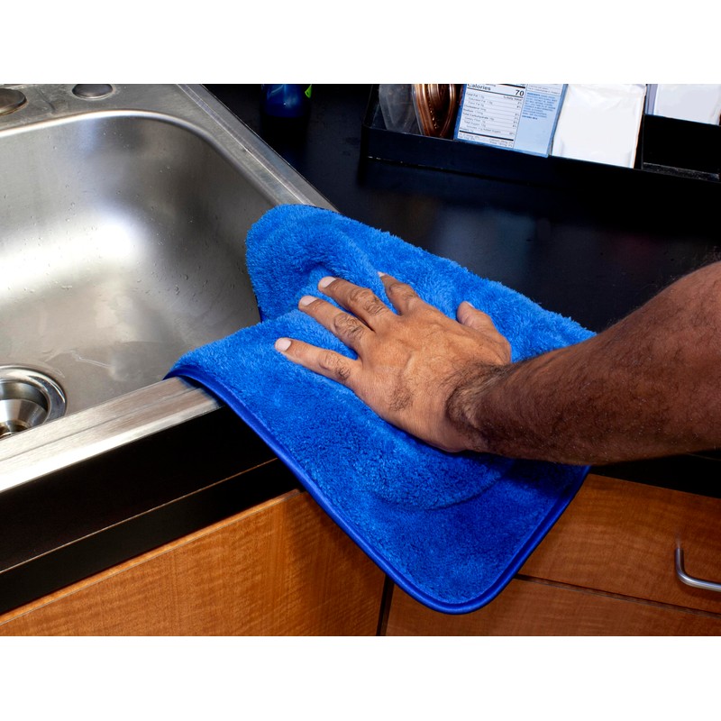 Eurow Double Density 700 GSM Microfiber Shag Towels with Satin