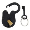 STALLION HARDWARE Antique Iron Padlock Set - 3” Handcrafted Cast