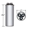 Capacitor round 60/10 uf MFD 440 volt