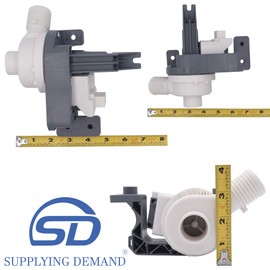 Supplying Demand W10876600 W10727777 Clothes Washer Drain Pump Replacement Model Specific Not Universal