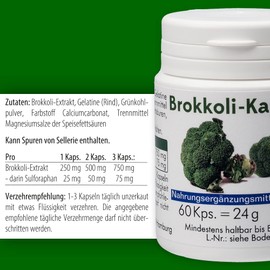 Pharma-Peter Brokkoli Sulforaphan Kapseln, 60 Stück
