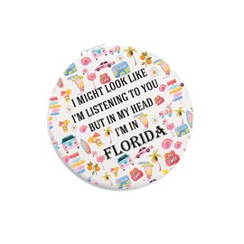 WSNANG Florida Vocation Gift Florida Travel Makeup Mirror Florida Souvenirs Compact Mirror Florida Miami Lover Gift (Florida Mirror-T)