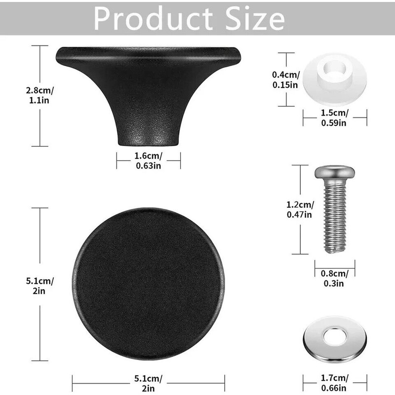 Lodge Dutch Oven Knob Pan Lid Handle Replacement Knob for