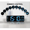 Digital Clock, 13" Large Display LED Wall Clock for Living