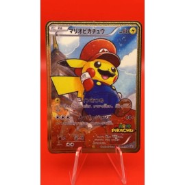 Mario Pikachu 294 Gold Metal Japanese Pokémon Card Art Collectible/Gi