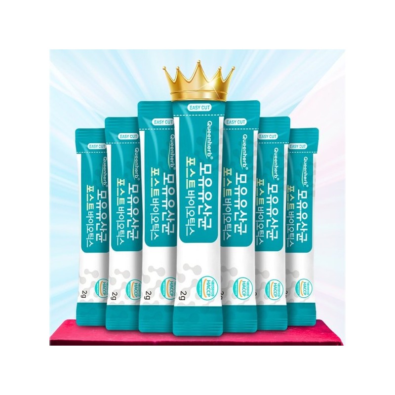퀸허브 모유유산균 포스트바이오틱스 비타민 함유 30포 1박스 1개월분 Queen Herb