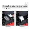 autotrim000 Stainless ALTERNATOR COVER engine chrome dress up part Fits