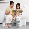 Potty Training Seat ，SKYROKU Potty Training Toilet with Step Stool