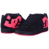 DC womens Court Graffik Skate Shoe, Black/Hot Pink, 8 US