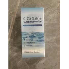 120 Pack 0.9% Saline Solution 5 Ml Normal Cleaning Solution for Wound Wash