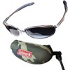 Coleman CO3008-1 Polarized Sunglasses (Camo, Dedicated Hard Case Included), camouflage