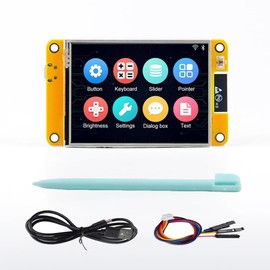 ESP32 Development Board ESP32-2432S028R Touchscreen Dual Core WiFi Bluetooth 2.8 Inch 240X320 Smart Display TFT Module Resistive Touch Screen for Arduino IoT