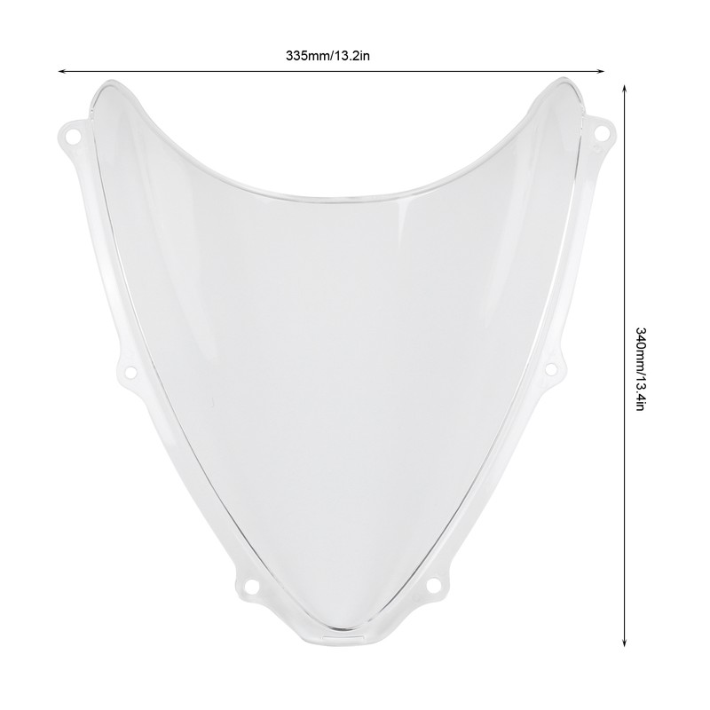 Motorcycle Windscreen PC Wind Deflector Fit for Suzuki GSXR 600/750