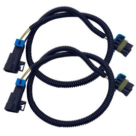 Amrxuts - Arnés de extensión para sensor de oxígeno O2 negro de 24 pulgadas para LS2 LS3 LS7 2005-2013 C6 Corvette 2010-2013 Camaro para aplicaciones de sensor frontal SG752