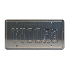 Celebrity Machines | Ash vs Evil Dead | Groovy | Vanity Plate, Stamped Aluminum, Metal Decorative Tag, Corrosion Resistant, Quality Novelty Sign, Wall Decoration, Wall Hanging