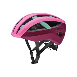 Smith Optics Network MIPS Road Cycling Helmet - Matte Flamingo/Merlot, Small