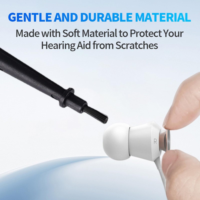 5PCS 5-in-1 Hearing Aid Cleaning Kit: Professional Brush Set with