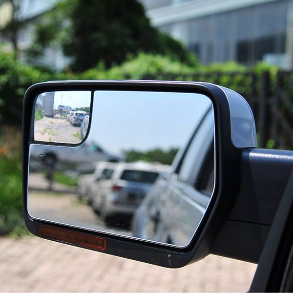 OEMASSIVE Driver Side Mirror Glass Spotter W/ Heated Fit For