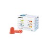 Uvex com4-fit ear plugs without cord, 200 pairs, light orange