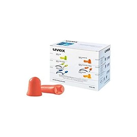 Uvex com4-fit ear plugs without cord, 200 pairs, light orange