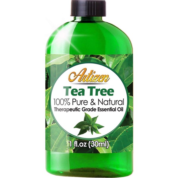Artizen Tea Tree Essential Oil (100% Pure & Natural - UNDILUTED) Therapeutic Grade - Huge 1oz Bottle - Perfect for Aromatherapy, Relaxation, Skin Therapy & More!