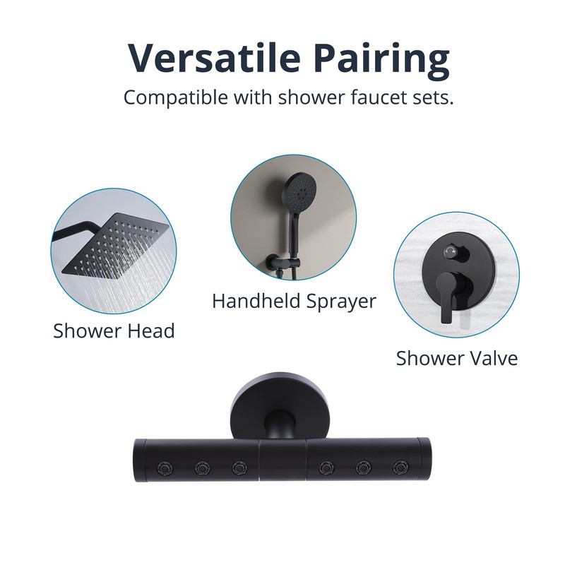 DOLGABA Shower Body Spray Jets Wall Mount Brass Shower Head