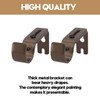 AddGrace Adjustable Curtain Rod Bracket Fits up to 1 inch