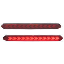 Dreamseek Rear LED Reflector Tail Light for Honda CR-V CRV 2005 2006, Odyssey 2007 2008, Element 2009-2011, Acura TSX 2004-2008 Bumper Driving Brake Lamp Red Lens