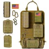 IronSeals Car Seat Back Organizer with 4 Pouches, Tactical Molle