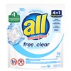 All Mighty Pacs Laundry Detergent, Free Clear For Sensitive Skin