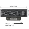 Arteck 2.4G Wireless Keyboard Ultra Slim Full Size Keyboard with