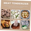 Zerodeko Stainless Steel Meat Tenderizer Tool with Handle Efficiently Tenderizes